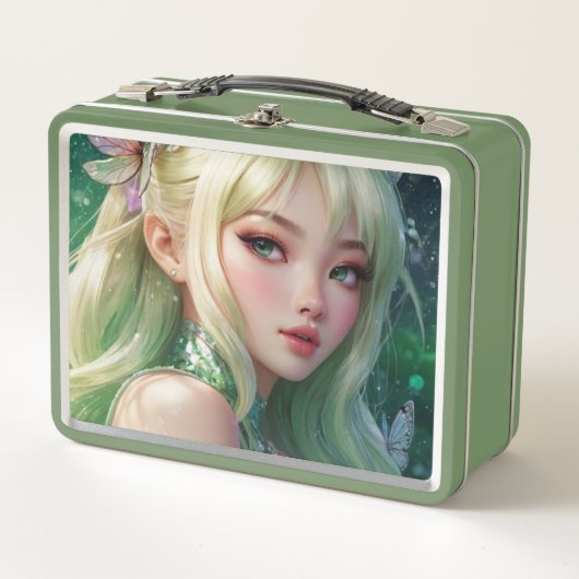 Wasserfarbe Anime Metal Lunchbox (Vorderseite)