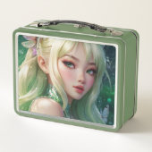 Wasserfarbe Anime Metal Lunchbox (Rückseite)