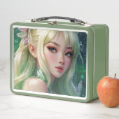 Wasserfarbe Anime Metal Lunchbox (Beispiel)