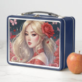 Wasserfarbe Anime Metal Lunchbox (Beispiel)