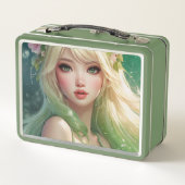 Wasserfarbe Anime Metal Lunchbox (Rückseite)