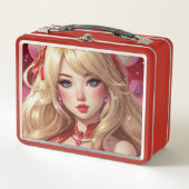 Wasserfarbe Anime Metal Lunchbox (Vorderseite)
