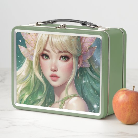 Wasserfarbe Anime Metal Lunchbox (Beispiel)