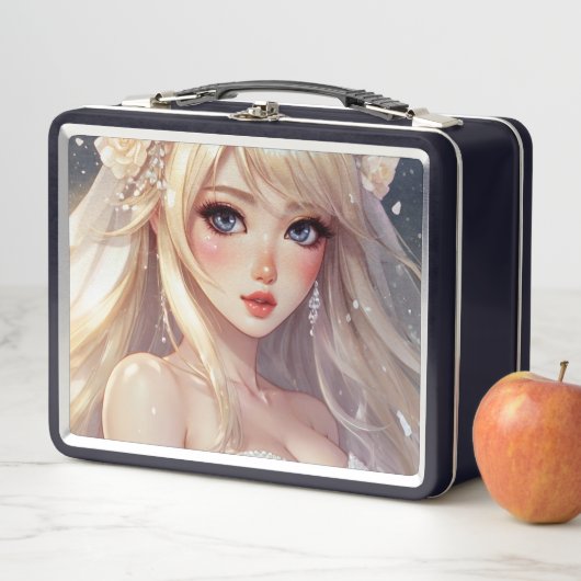 Wasserfarbe Anime Metal Lunchbox (Beispiel)