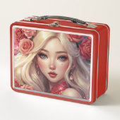 Wasserfarbe Anime Metal Lunchbox (Vorderseite)