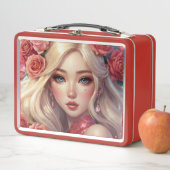 Wasserfarbe Anime Metal Lunchbox (Beispiel)