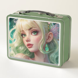 Wasserfarbe Anime Metal Lunchbox