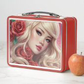 Wasserfarbe Anime Metal Lunchbox (Beispiel)
