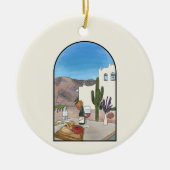 Wasserfarbe Argentinien Salta Keramik Ornament (Vorne)