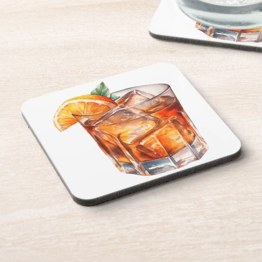 WASSERFARBE AUF DEN FELSEN GETRÄNKEUNTERSETZER (Linke Seite)