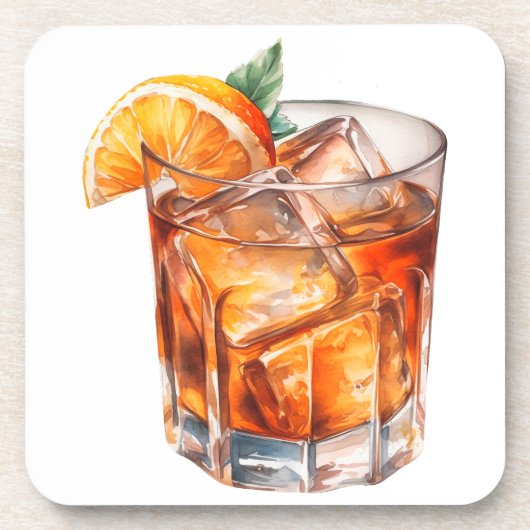 WASSERFARBE AUF DEN FELSEN GETRÄNKEUNTERSETZER (Vorderseite)