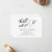 Wasserfarbe Aufgehängte Rolle mit Karte (Vorderseite/Rückseite Beispiel)