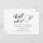 Wasserfarbe Aufgehängte Rolle mit Karte (Vorne/Hinten)