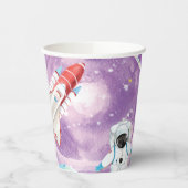 Wasserfarbe Außenfläche Pappbecher (Links)