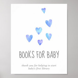 Wasserfarbe Babyduschbücher für Kinder Poster