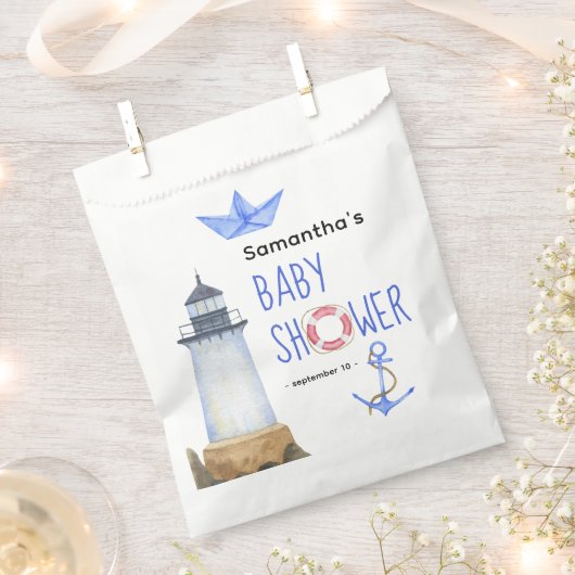 Wasserfarbe - Babydusche Geschenktütchen (Ausgeschnitten)