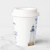 Wasserfarbe - Babydusche Pappbecher (Rechts)