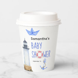 Wasserfarbe - Babydusche Pappbecher