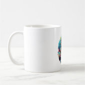Wasserfarbe Bad Affe Tasse (Links)