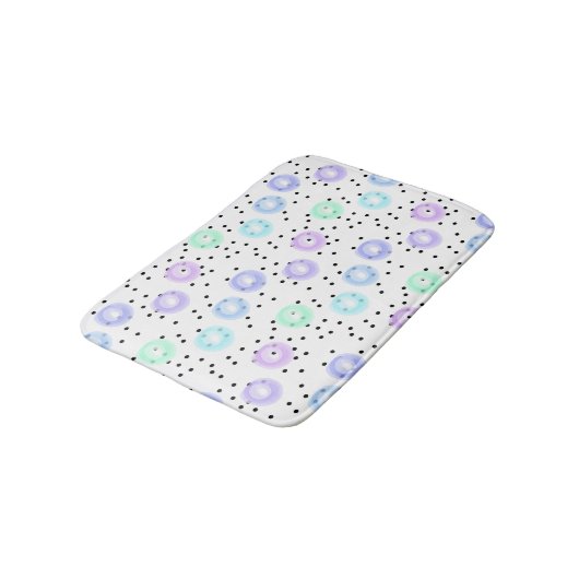 Wasserfarbe Badematte (Schrägansicht)