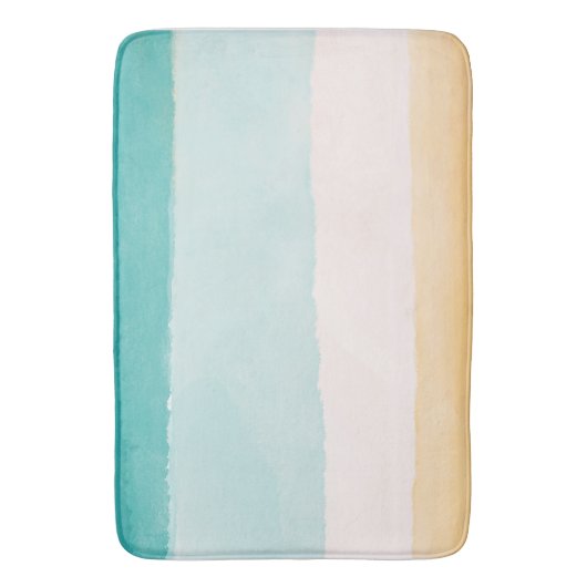 Wasserfarbe Badematte (Vorderseite Vertikal)