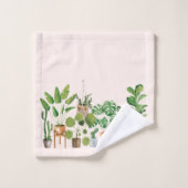 Wasserfarbe Badhandtuch Set (Waschlappen)