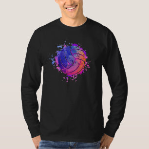 Wasserfarbe Beach Volleyball Team Sportfan Playa T-Shirt