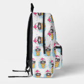 Wasserfarbe Bedruckter Rucksack (Links)
