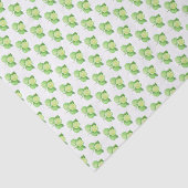 Wasserfarbe Bergamot Zitrusmuster Seidenpapier (Ausschnitt)