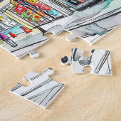 Wasserfarbe Berlin Mitte und Fernsehturm Puzzle (Seite)