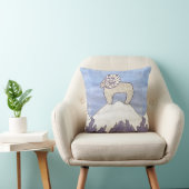 Wasserfarbe Big Horn Sheep Kissen (Stuhl )