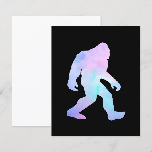 Wasserfarbe Bigfoot (Vorne/Hinten)