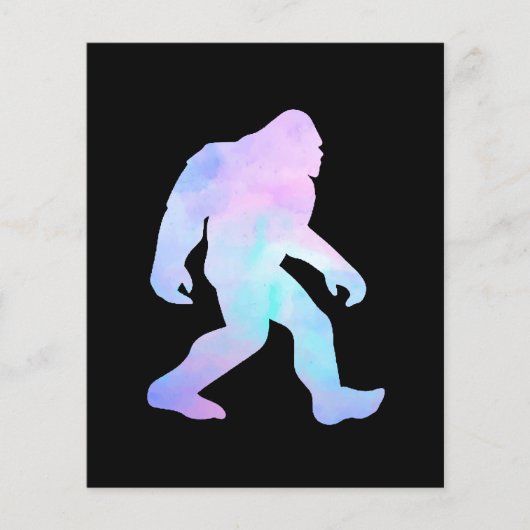 Wasserfarbe Bigfoot (Vorderseite)