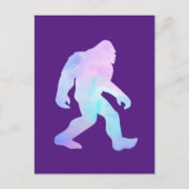 Wasserfarbe Bigfoot Ankündigungspostkarte (Vorderseite)