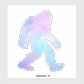 Wasserfarbe Bigfoot Aufkleber (Blatt)