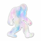 Wasserfarbe Bigfoot Aufkleber (Vorderseite)