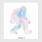 Wasserfarbe Bigfoot Aufkleber (Blatt)