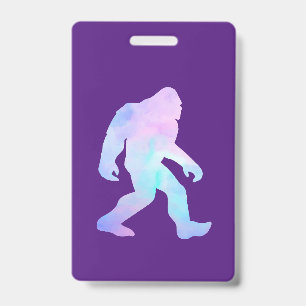 Wasserfarbe Bigfoot Ausweis