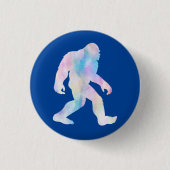 Wasserfarbe Bigfoot Button (Vorderseite)