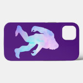 Wasserfarbe Bigfoot Case-Mate iPhone Hülle (Rückseite (Horizontal))