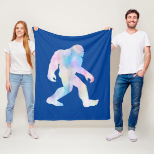 Wasserfarbe Bigfoot Fleecedecke