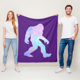 Wasserfarbe Bigfoot Fleecedecke