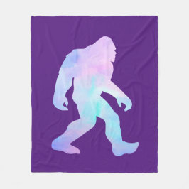 Wasserfarbe Bigfoot Fleecedecke