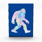 Wasserfarbe Bigfoot Fotoblock (Vorderseite)