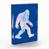 Wasserfarbe Bigfoot Fotoblock (Links)