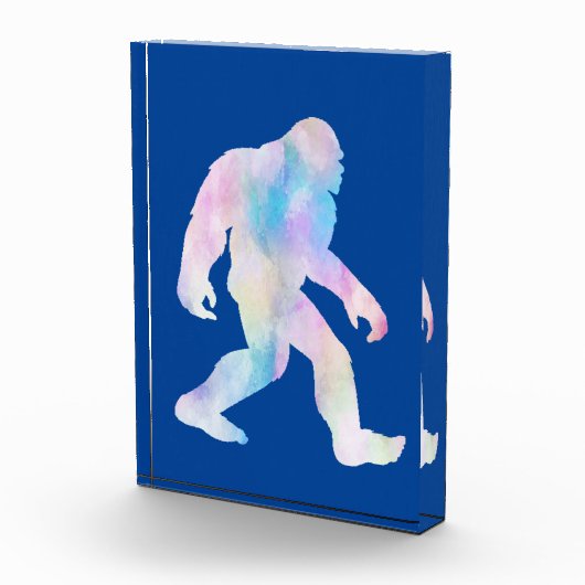 Wasserfarbe Bigfoot Fotoblock (Rechts)