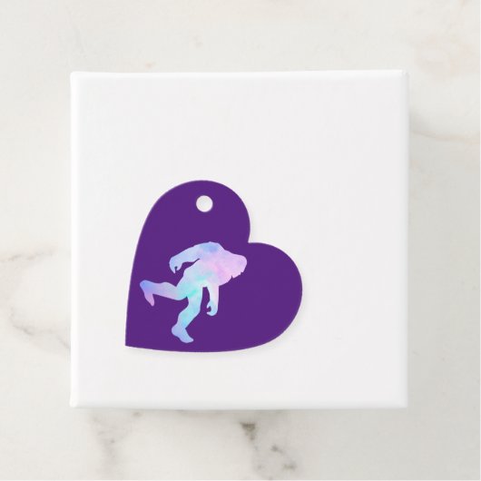 Wasserfarbe Bigfoot Geschenkanhänger (Beispiel)