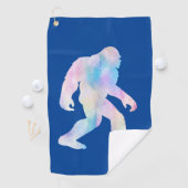 Wasserfarbe Bigfoot Golfhandtuch (Insitu)