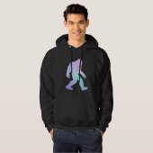 Wasserfarbe Bigfoot Hoodie (Vorne ganz)