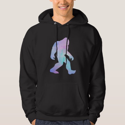 Wasserfarbe Bigfoot Hoodie (Vorderseite)